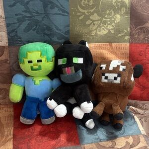 🎮Three Minecraft Plush Toys🎮